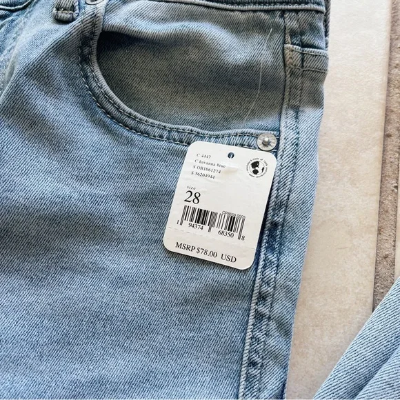 NWT Free People High Rise Light Wash (Havana Blue) - Picture 2 of 11